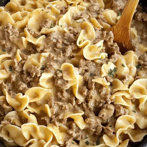 Ground Beef Stroganoff Recipe
