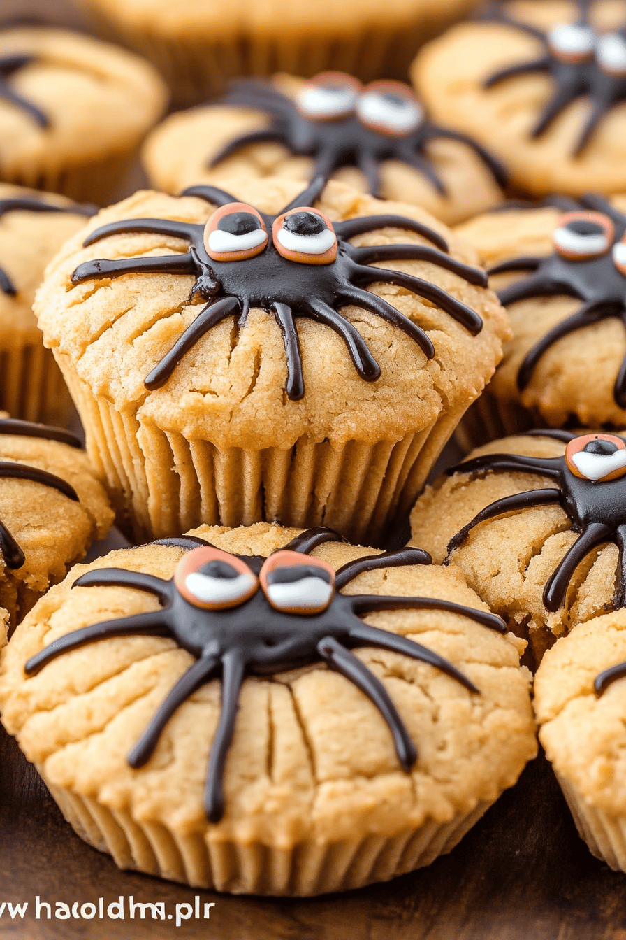 Halloween Spider Cookies slice on plate showing perfect texture and swirl pattern