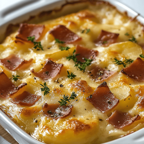 Ham and Potato Au Gratin Recipe