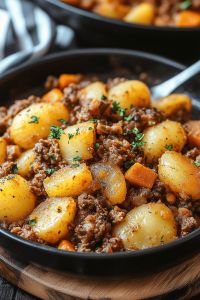 Hobo Casserole Recipe final dish beautifully presented and ready to serve