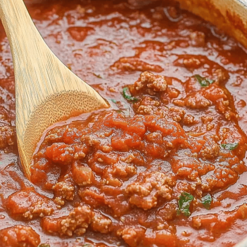 Homemade Meat Sauce