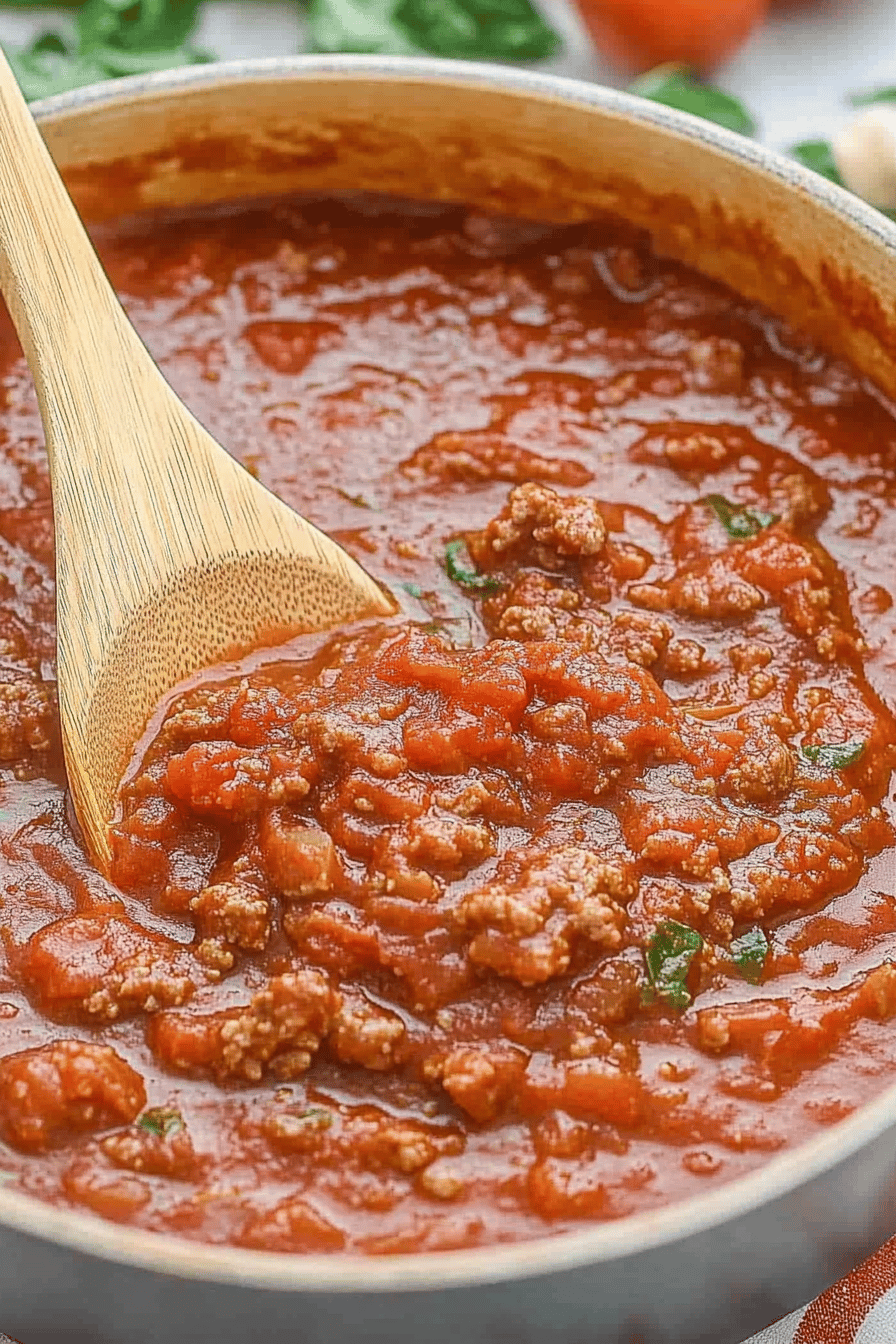 Homemade Meat Sauce