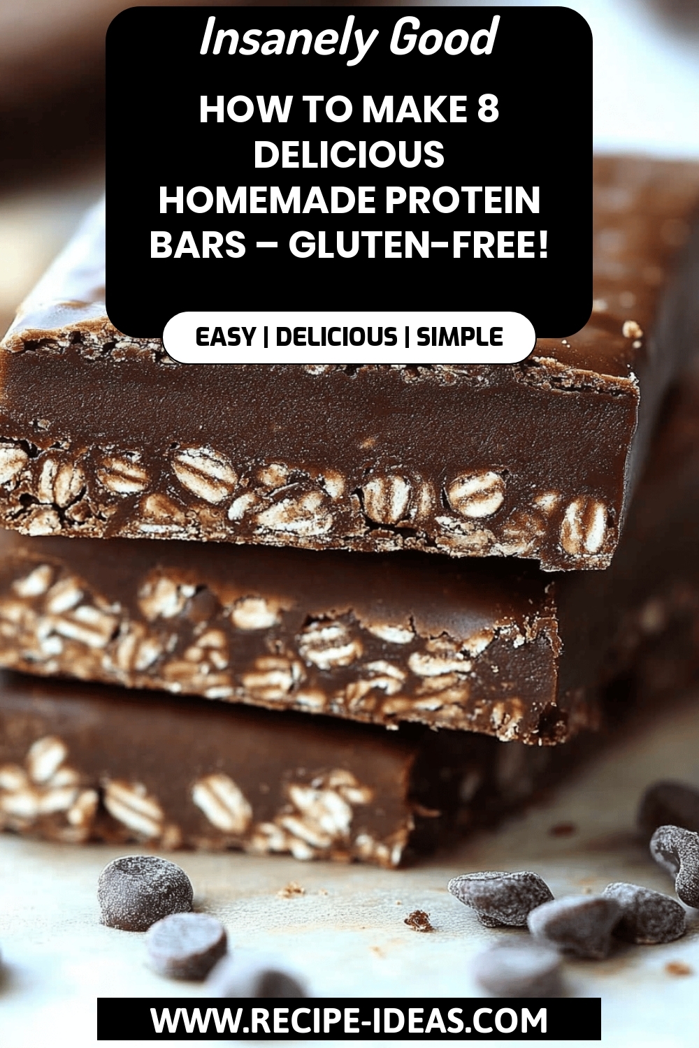 Homemade Protein Bars final dish beautifully presented and ready to serve