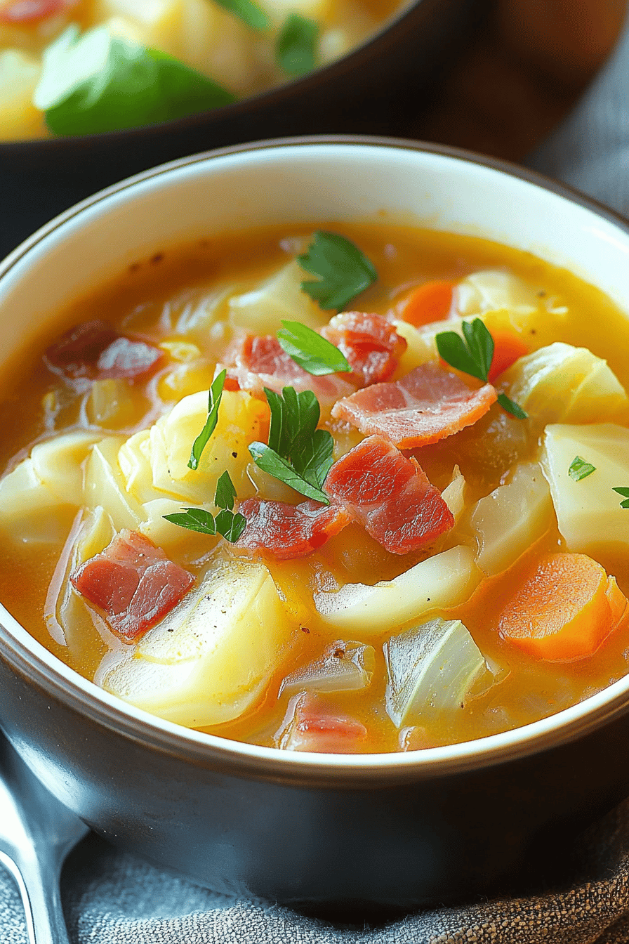 Irish Bacon Cabbage Soup
