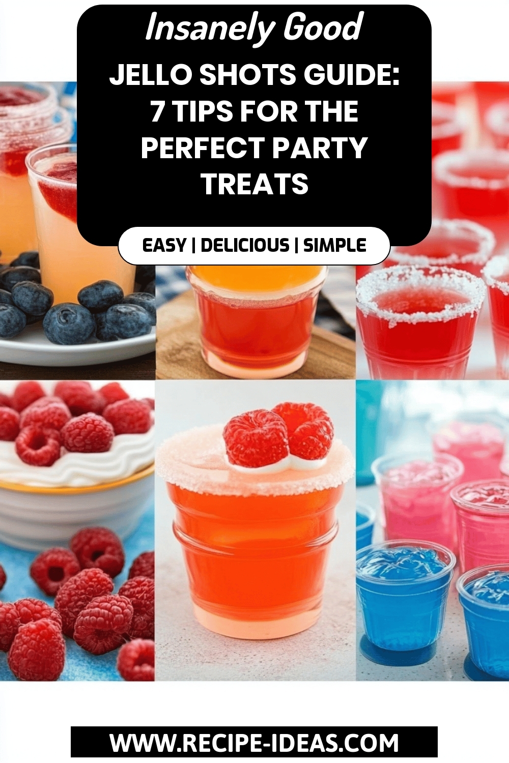 Jello Shots Recipe final dish beautifully presented and ready to serve