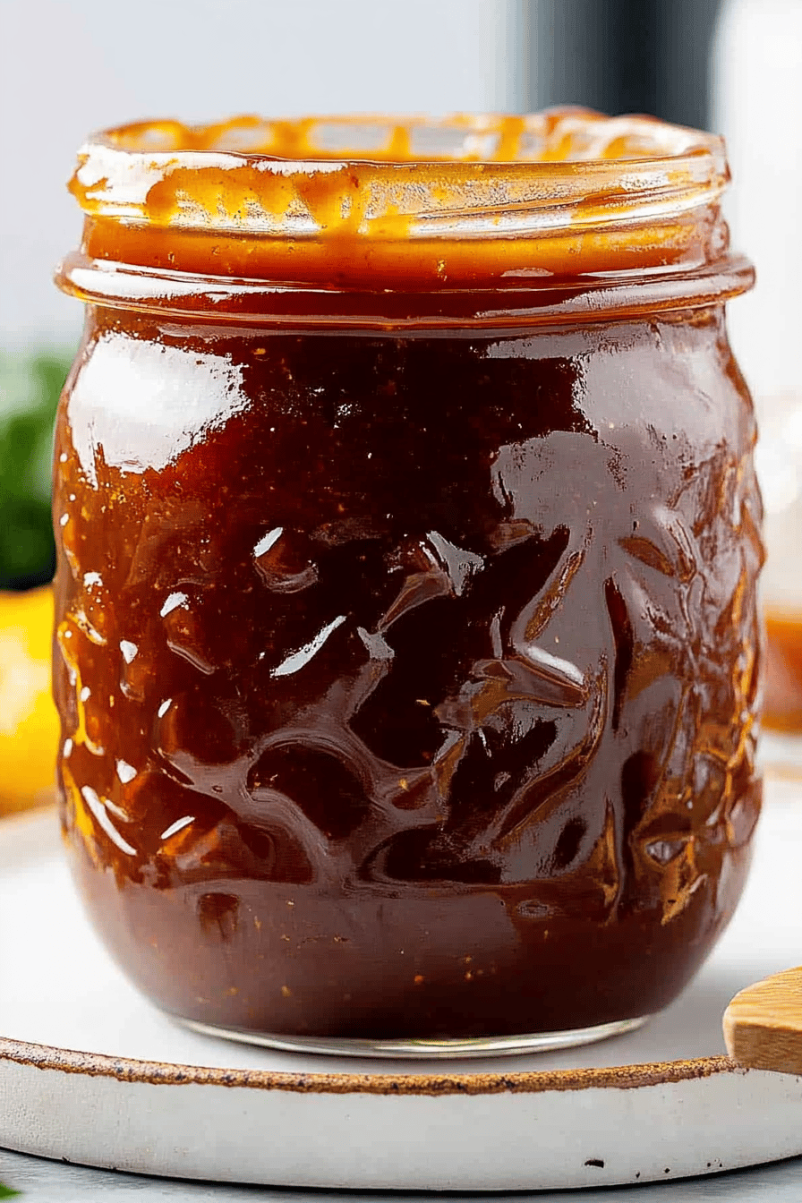 Kansas City BBQ Sauce Recipe final dish beautifully presented and ready to serve