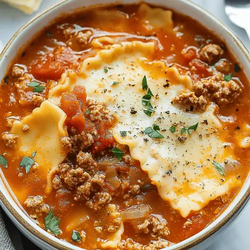 Lasagna Soup Recipe