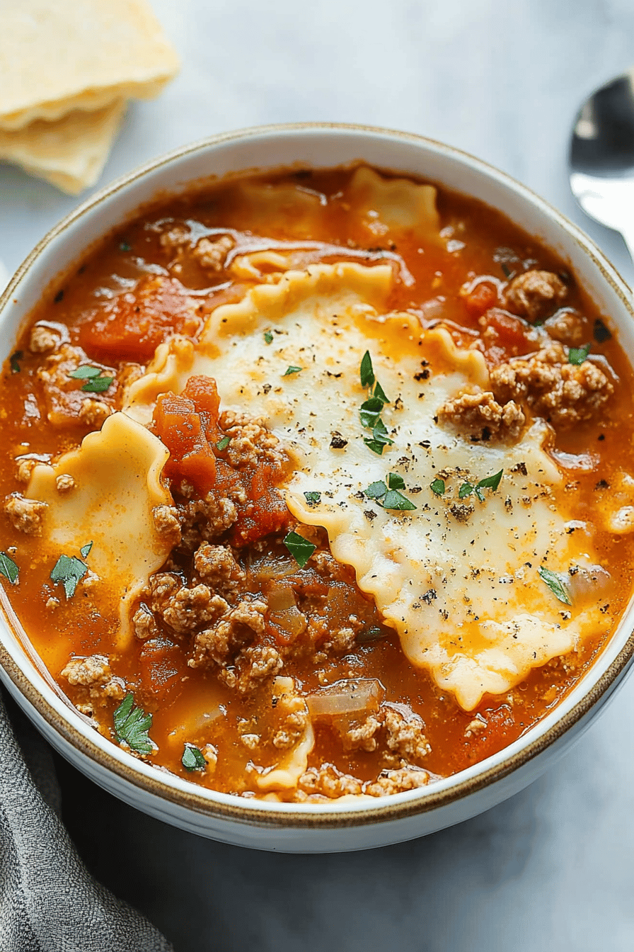 Lasagna Soup Recipe
