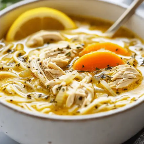 Lemon Chicken Soup