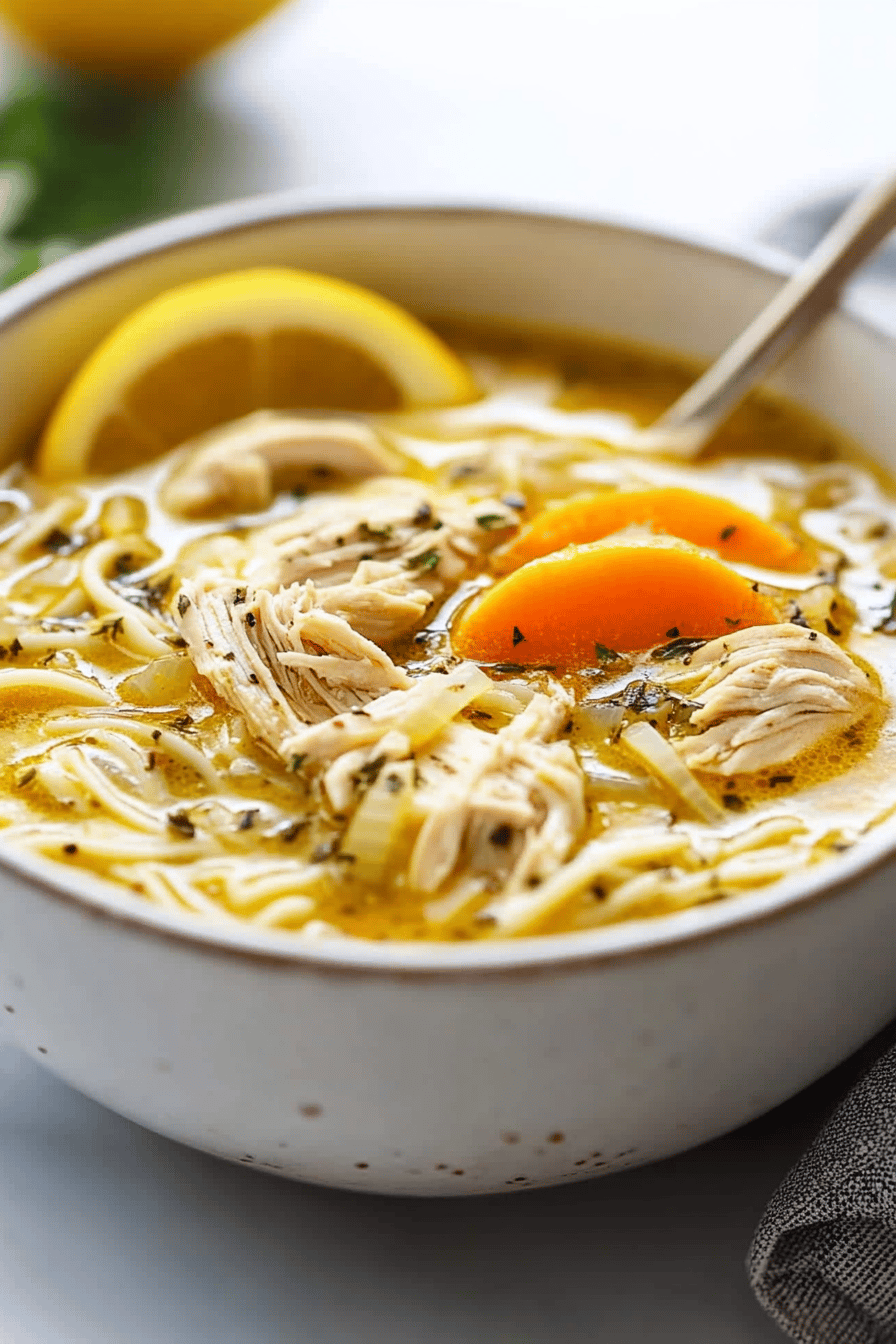Lemon Chicken Soup