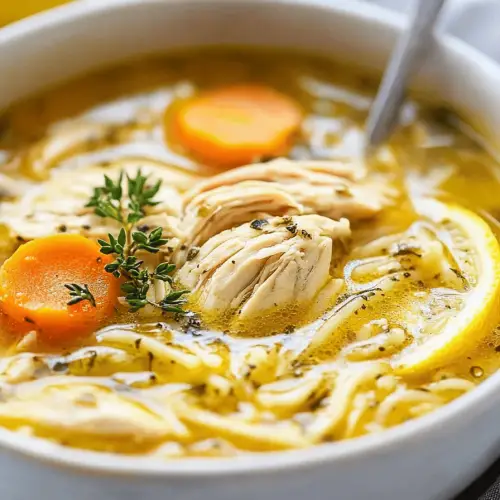 Lemon Chicken Soup
