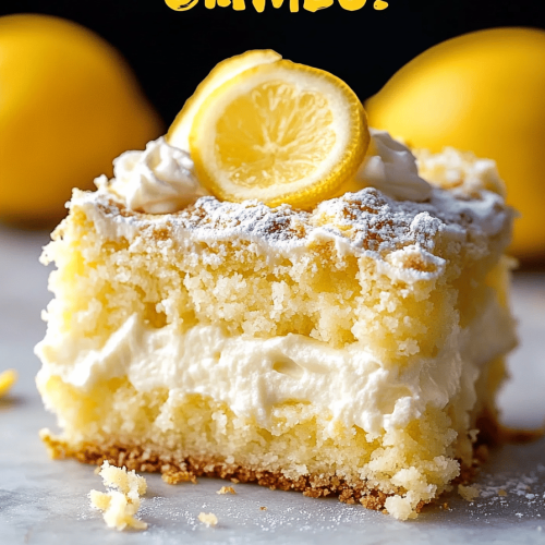 Lemon Cream Cheese Dump Cake