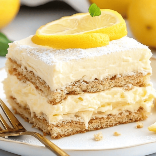 Lemon Eclair Cake