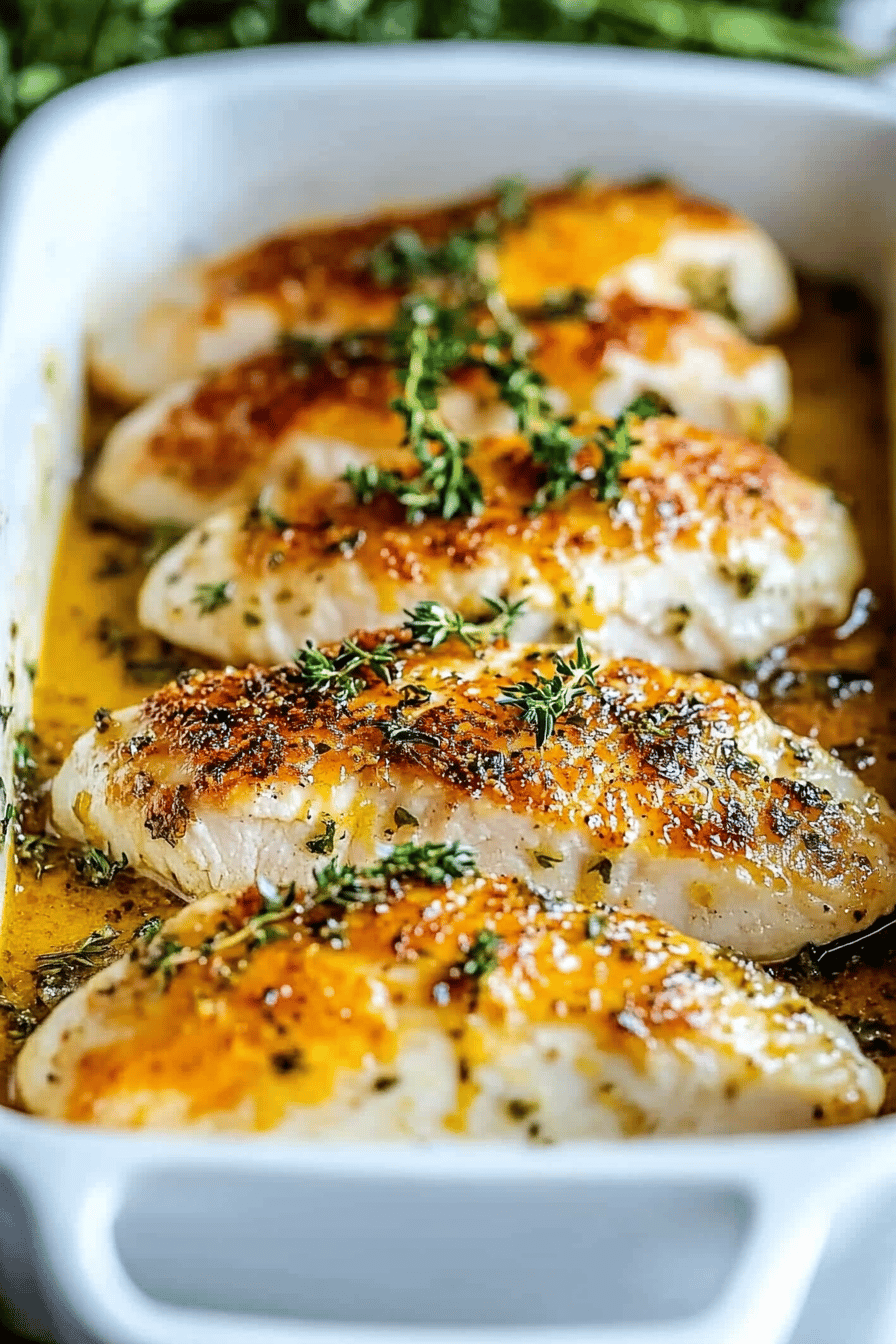 Melt-in-Your-Mouth Chicken Breasts final dish beautifully presented and ready to serve