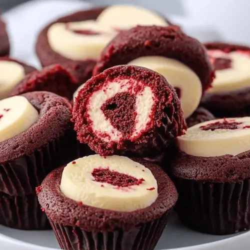 Mini Red Velvet Cheesecakes