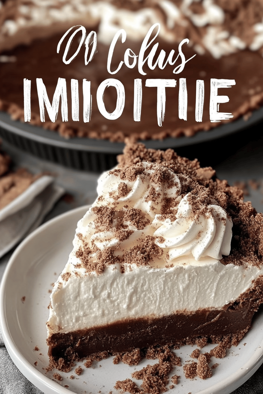 Mississippi Mud Pie ingredients organized and measured on kitchen counter