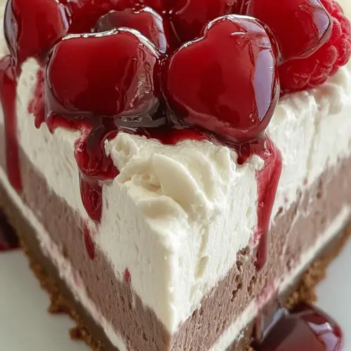 No-Bake Black Forest Cheesecake