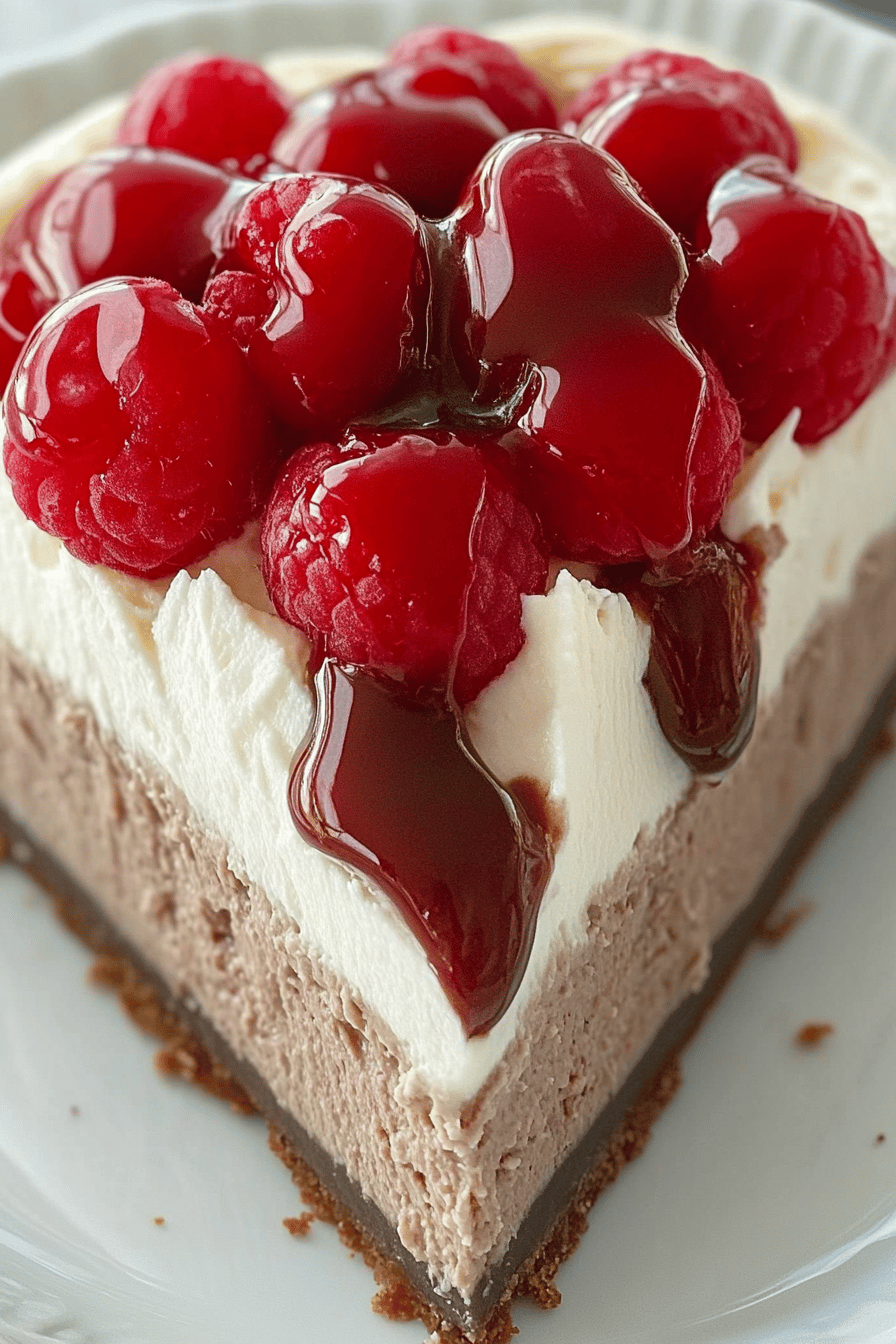 No-Bake Black Forest Cheesecake ingredients organized and measured on kitchen counter