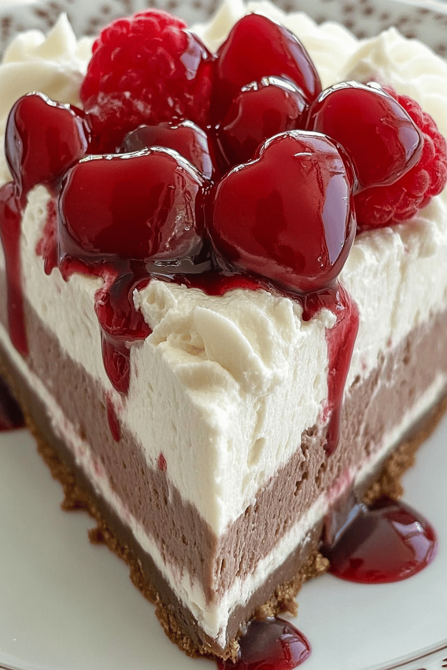 No-Bake Black Forest Cheesecake