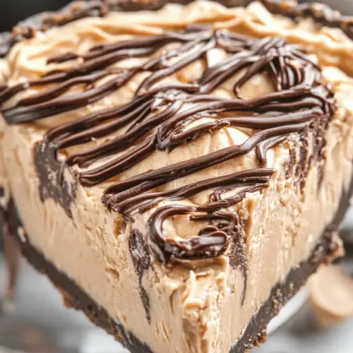 No-Bake Peanut Butter Fudge Pie