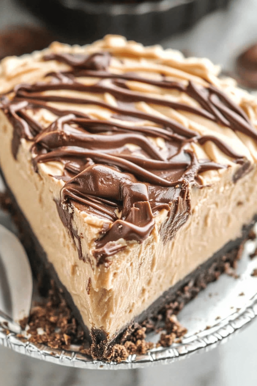 No-Bake Peanut Butter Fudge Pie ingredients organized and measured on kitchen counter
