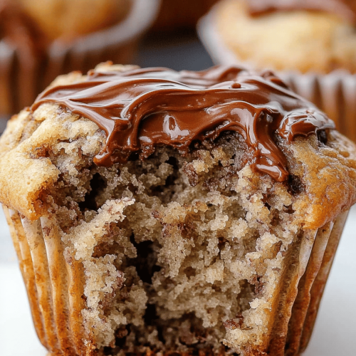 Nutella Banana Muffins
