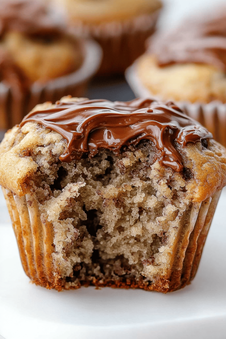 Nutella Banana Muffins