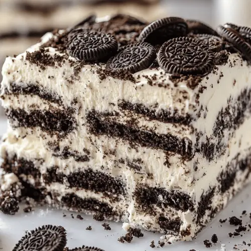 Oreo Icebox Cake