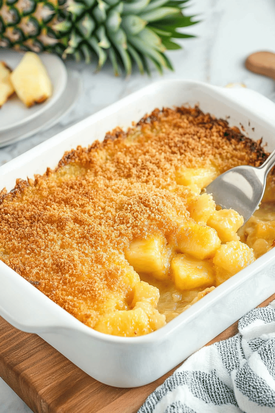 Paula Deen's Pineapple Casserole