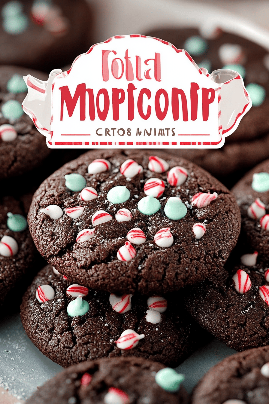 Peppermint Chocolate Cookies