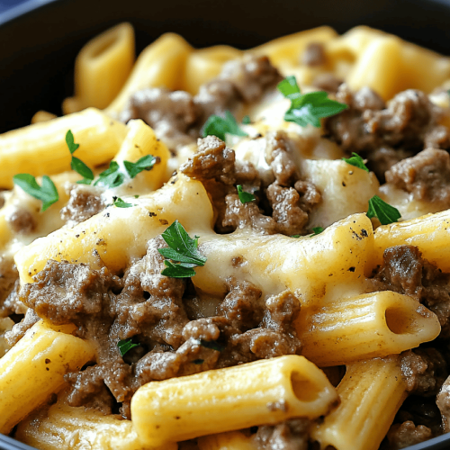 Philly Cheesesteak Pasta