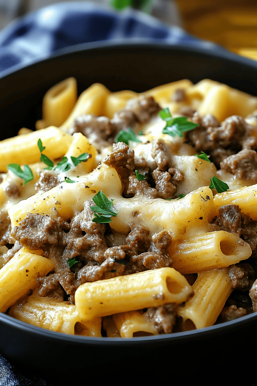 Philly Cheesesteak Pasta