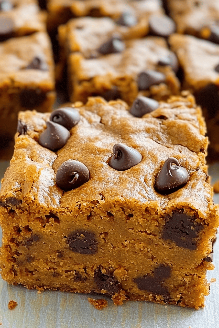 Pumpkin Chocolate Chip Bars