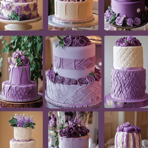 Purple Birthday Cake Ideas