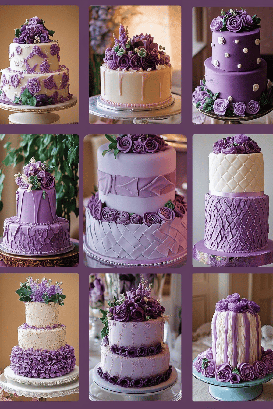 Purple Birthday Cake Ideas