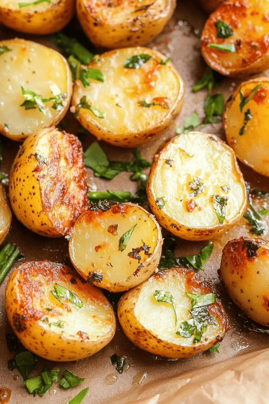 Ranch Potatoes Recipe ingredients organized and measured on kitchen counter