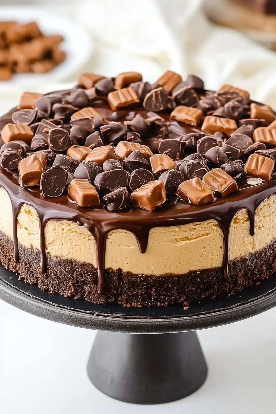 Reese's Cheesecake Recipe ingredients organized and measured on kitchen counter