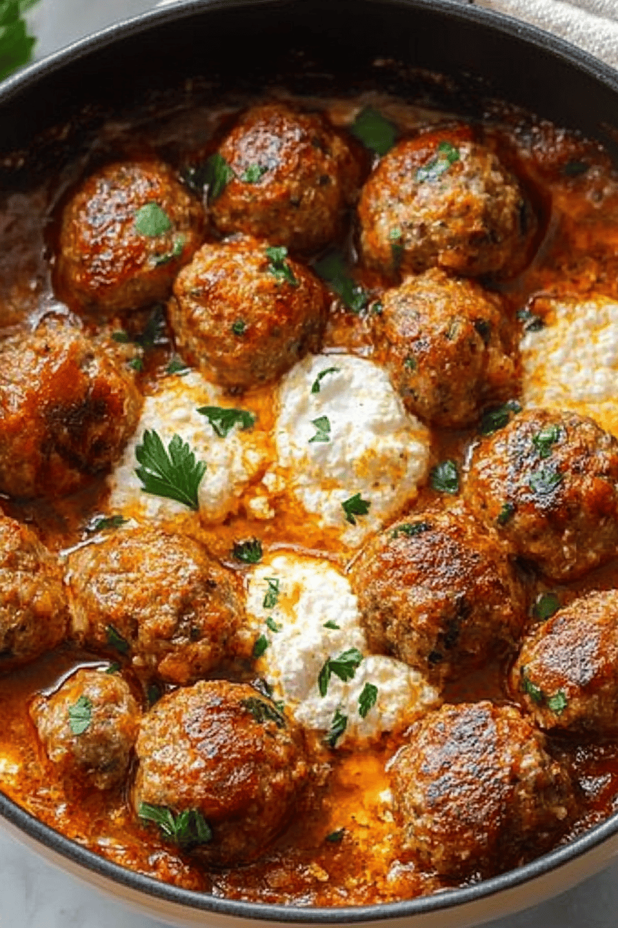 Ricotta Meatballs