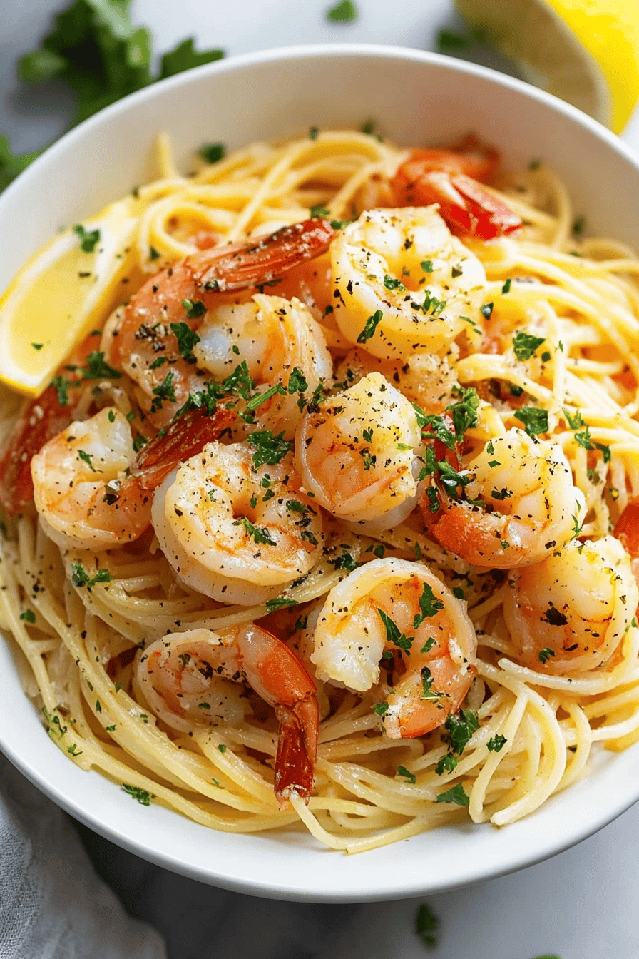 Shrimp Scampi Pasta