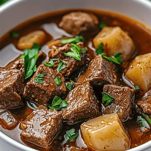 Slow Cooker Steak Soup
