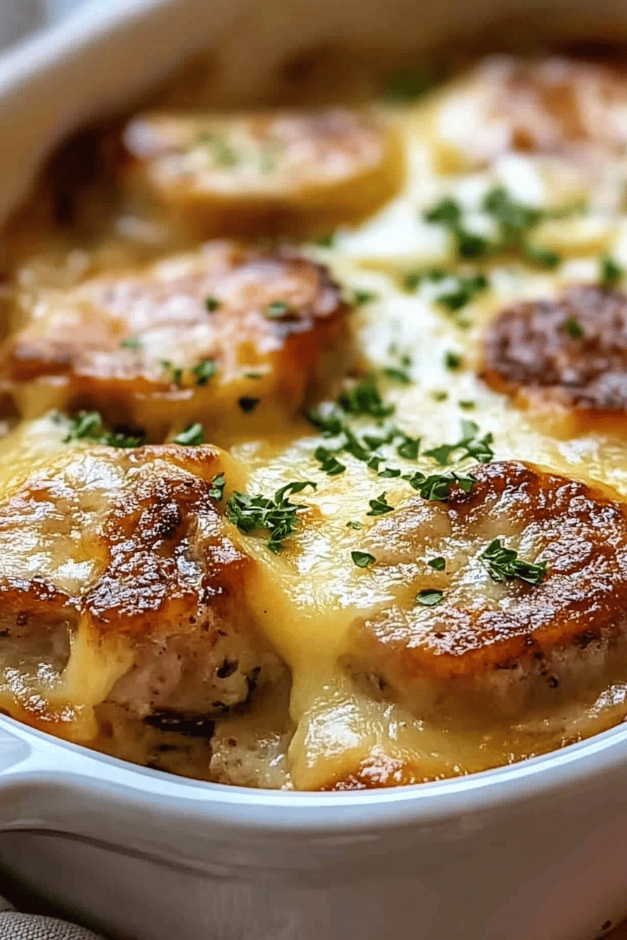 Smothered Pork Chop Casserole