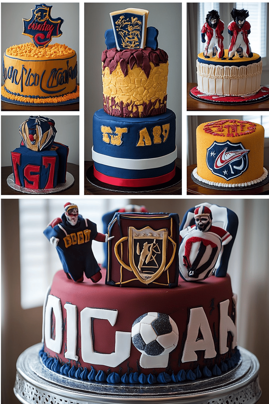 Sports Fan Cake Ideas slice on plate showing perfect texture and swirl pattern