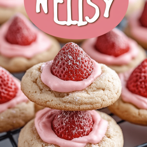 Strawberry Kiss Cookies Recipe