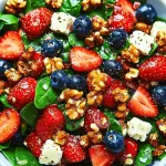 Strawberry Spinach Salad