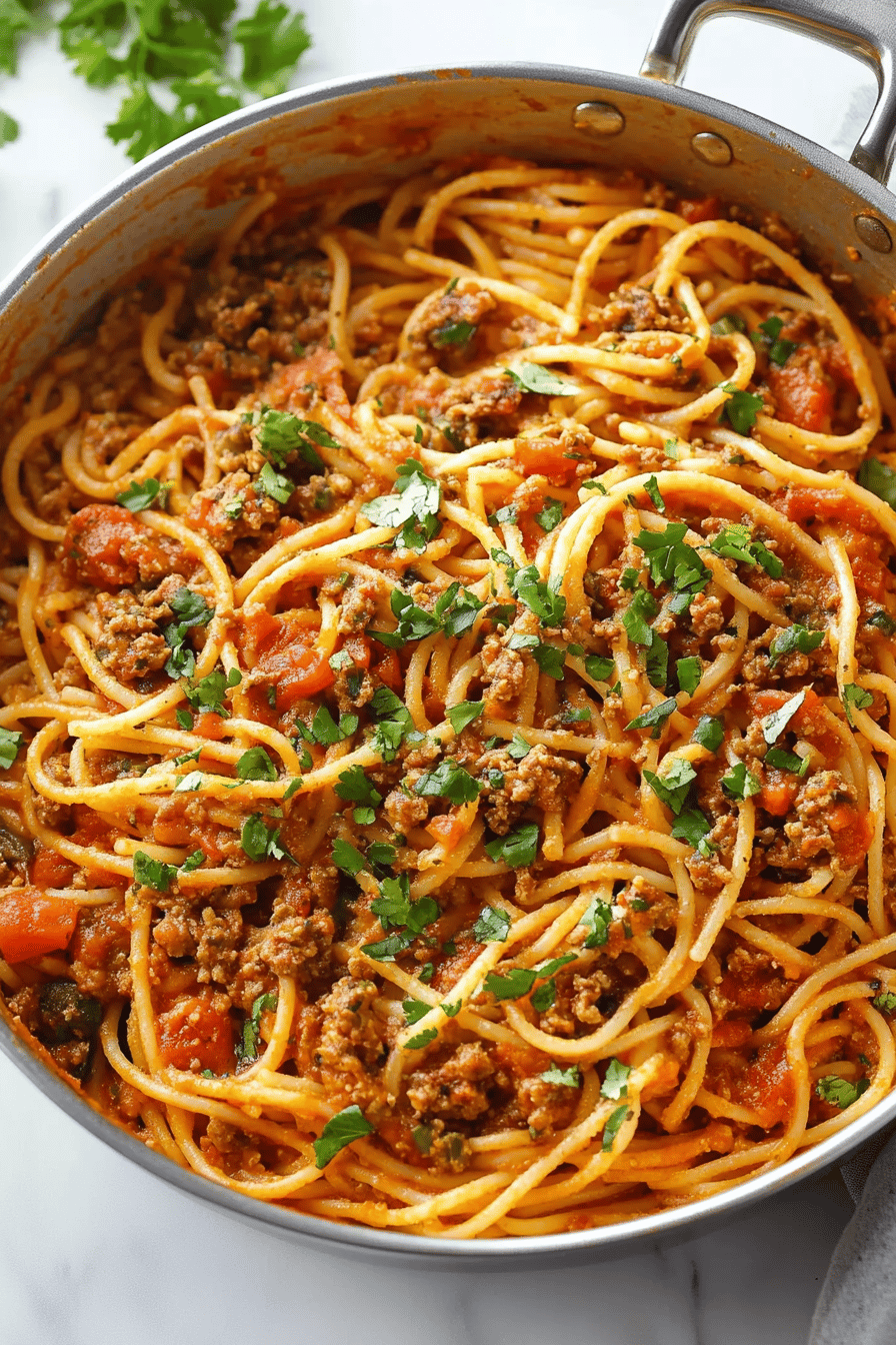Taco Spaghetti Recipe