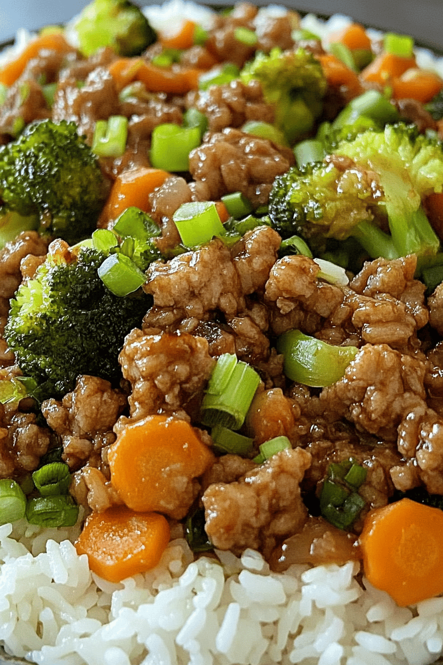 Teriyaki Rice Bowls slice on plate showing perfect texture and swirl pattern