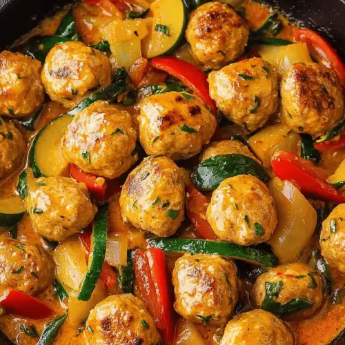 Thai Chicken Meatballs