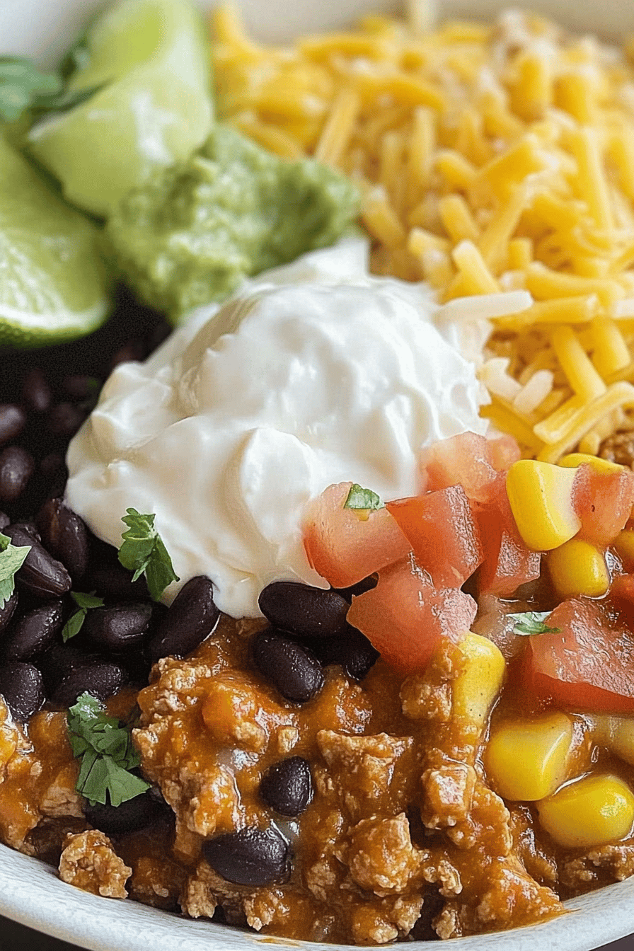 Turkey Taco Burrito Bowls
