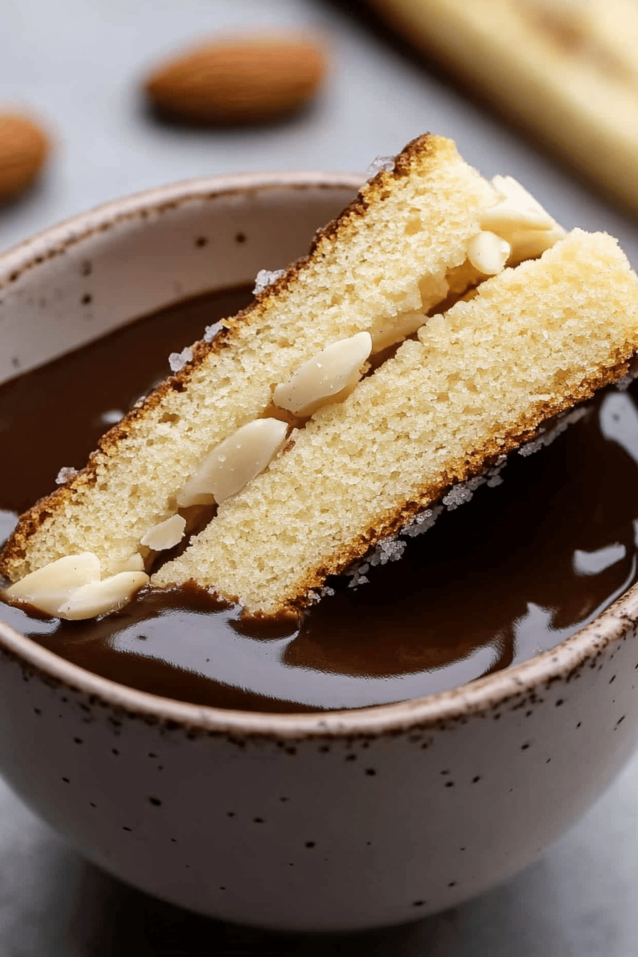 Vanilla Almond Biscotti Recipe ingredients organized and measured on kitchen counter