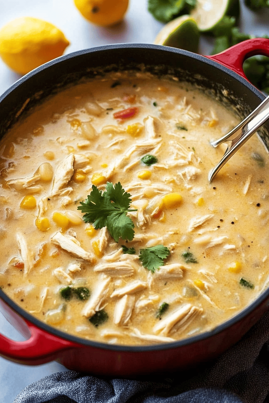 White Chicken Chili ingredients organized and measured on kitchen counter